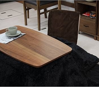 Amazon | AZUMAYA こたつテーブル コタツ エルフィ ウォールナット