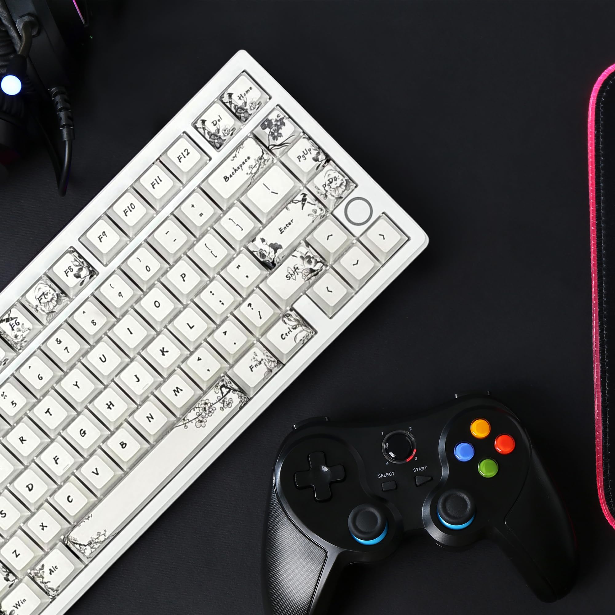 Amazon.co.jp: EverGlide Su75 ホワイト ラピッドトリガーキーボード