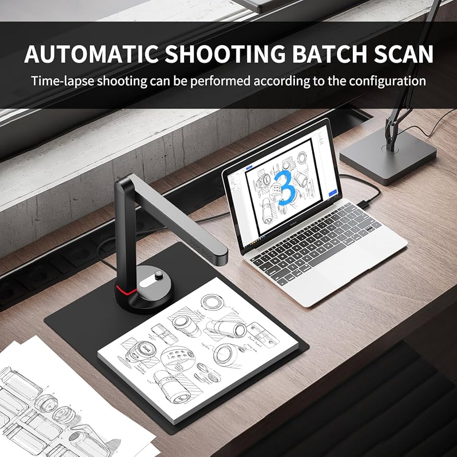 Amazon.com: NetumScan 13MP Book Document Camera for Teachers