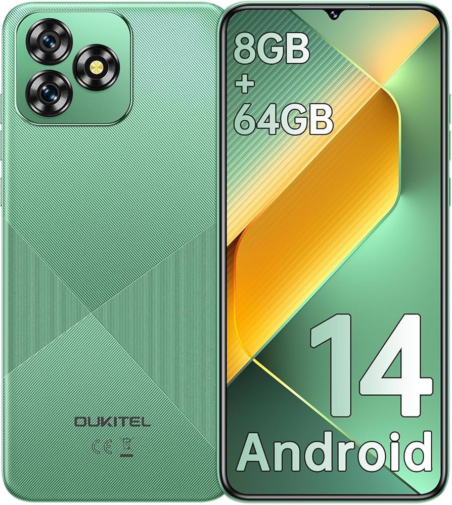 Amazon | OUKITEL C53 SIMフリースマートフォン 本体 8GB RAM+64GB 1TB