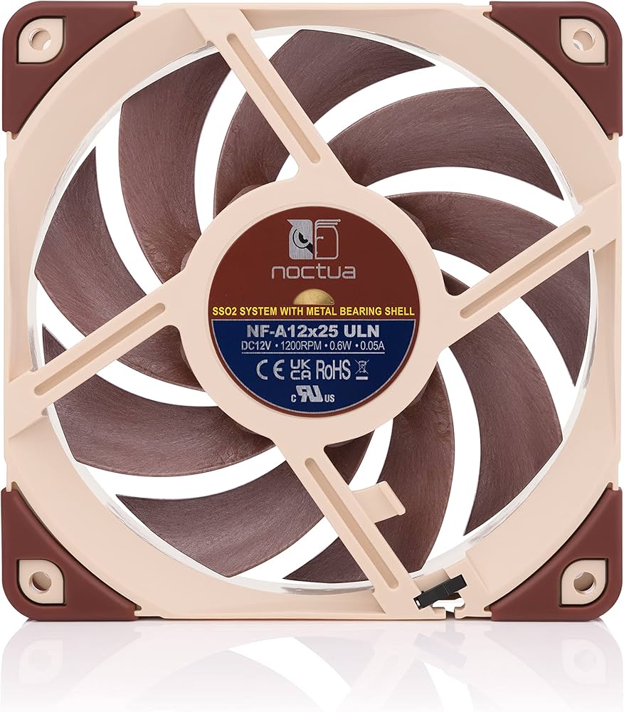 Amazon.co.jp: Noctua NF-A12x25 ULN, プレミアム 静音 ファン, 3-Pin