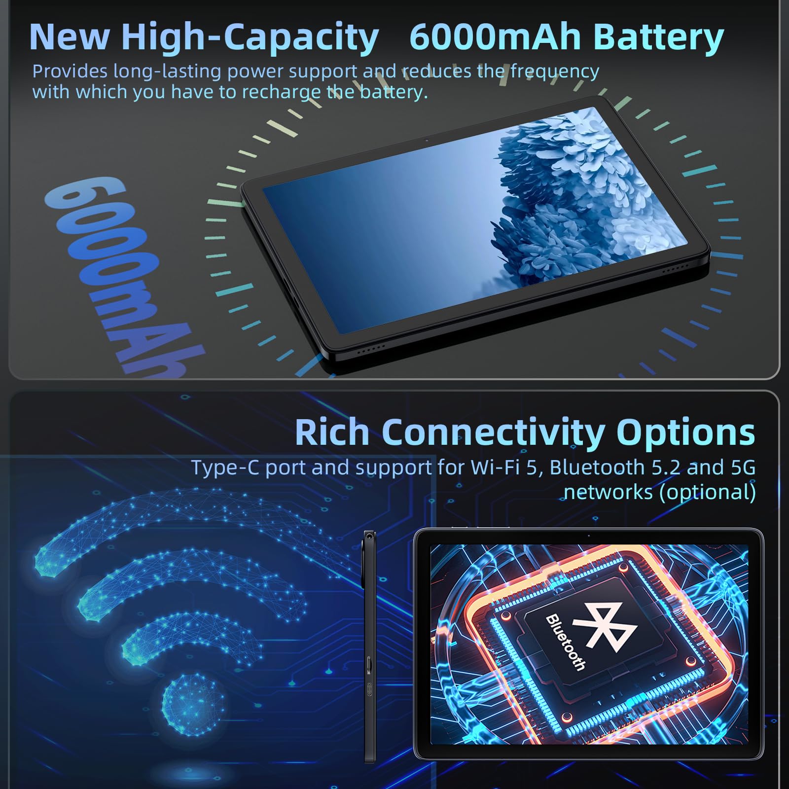 Amazon.co.jp: Android 15 タブレット 10インチ、24GB RAM 128 ROM