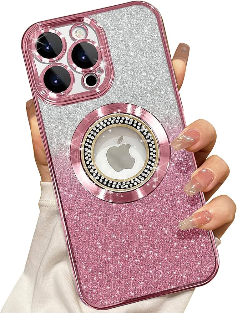 Amazon.com: Misscase for iPhone 15 Pro Max Magnetic Glitter Case