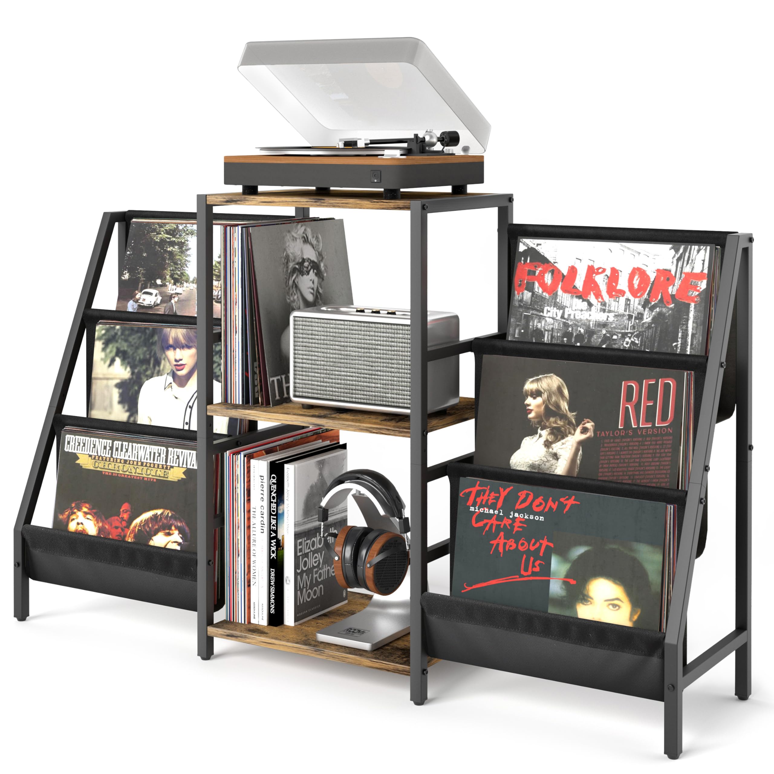 ぽ*ん様 Vinyl Player Record Rack ぽ*ん様 Vinyl Player Record Rack