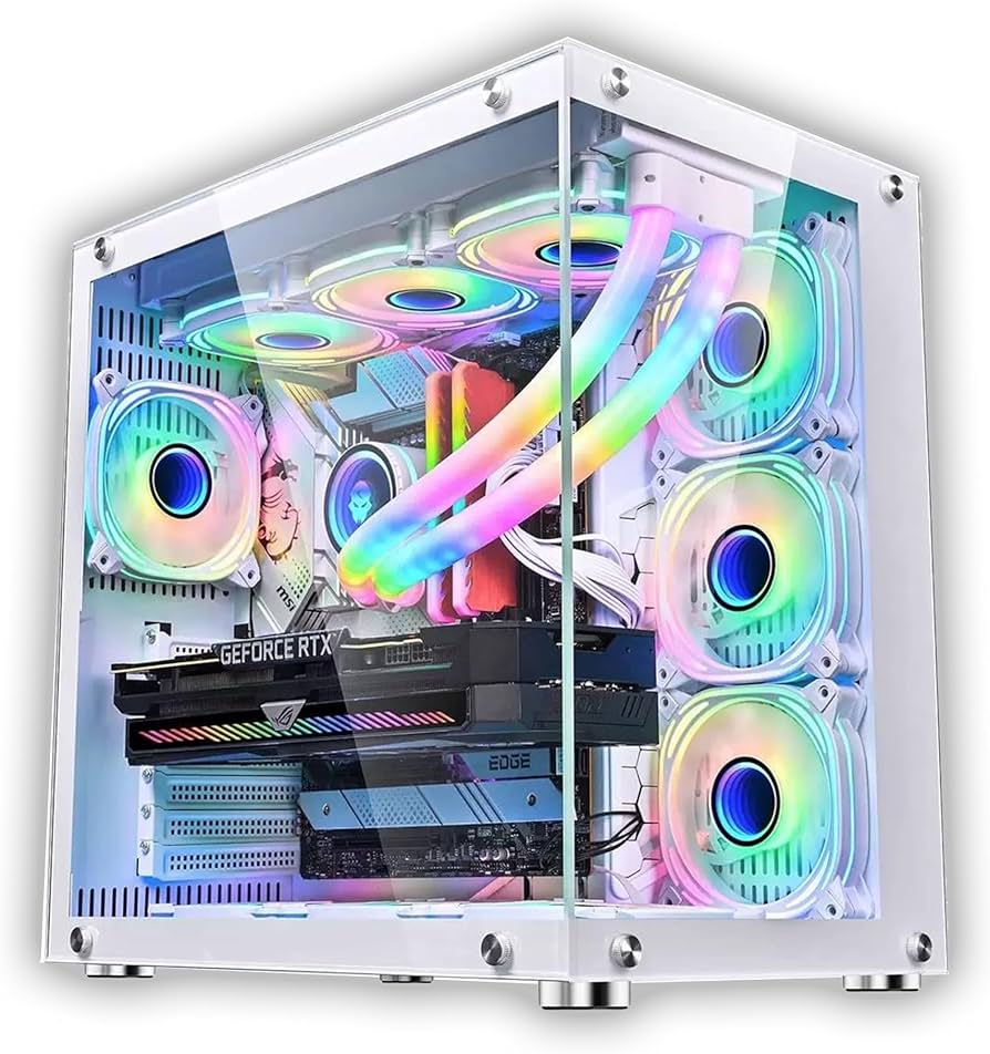 Amazon.co.jp: pcケース ミドルタワー atx ピラーレスpcケース type-c