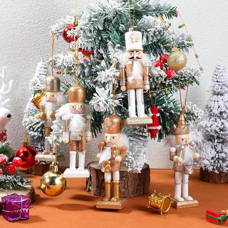 Amazon.co.jp: Milisten くるみ割り人形 木製 クリスマス オーナメント