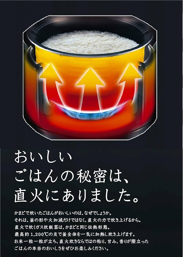 Amazon | リンナイ ガス炊飯器 「こがまる」 1升 RR-100FS(DB