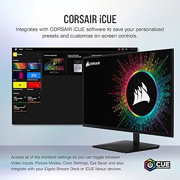Amazon.co.jp: Corsair XENEON 32UHD144-A ゲーミングモニター - 32