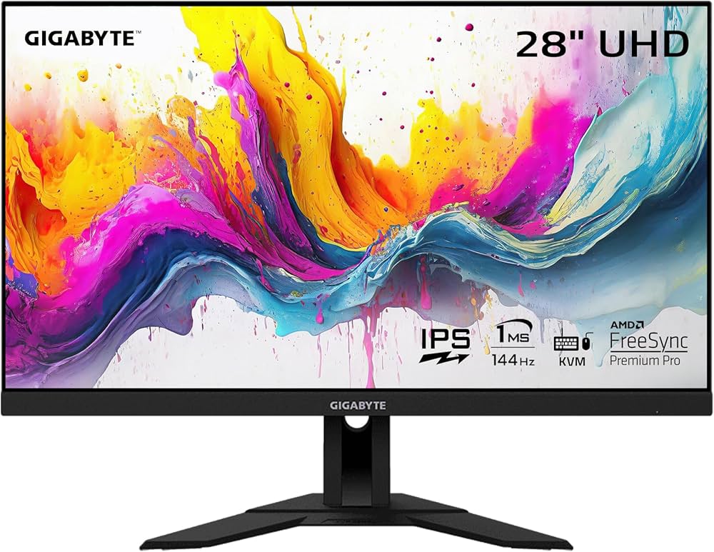 Amazon.co.jp: Gigabyte M28U 28インチ 144Hz ゲーミングモニター 3840