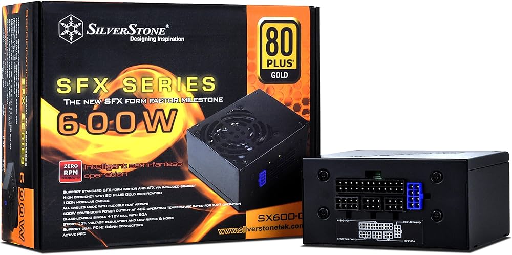 Amazon | SilverStone SFXシリーズ 80PLUS Gold認証 電源 600W SST
