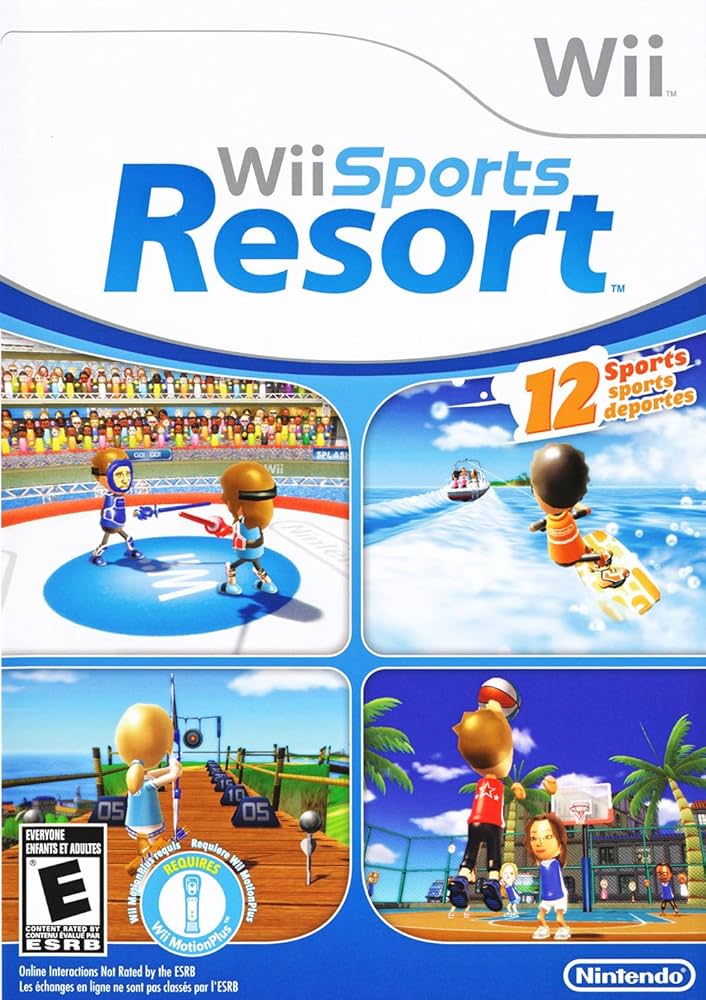 NINT. WII - WII SPORTS RESORT(DVD) | Amazon.com.br
