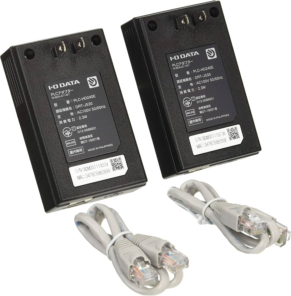 Amazon | I-O DATA コンセント直結型PLCアダプター PLC-HD240E-S