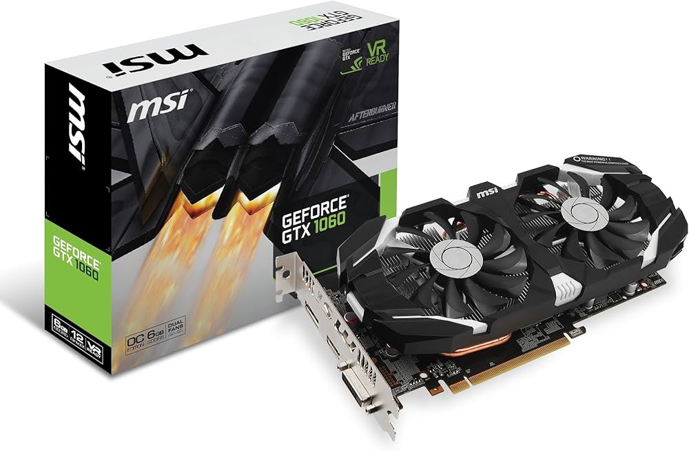 Amazon | MSI GAMING GeForce GTX 1060 6GB GDRR5 192-bit HDCP