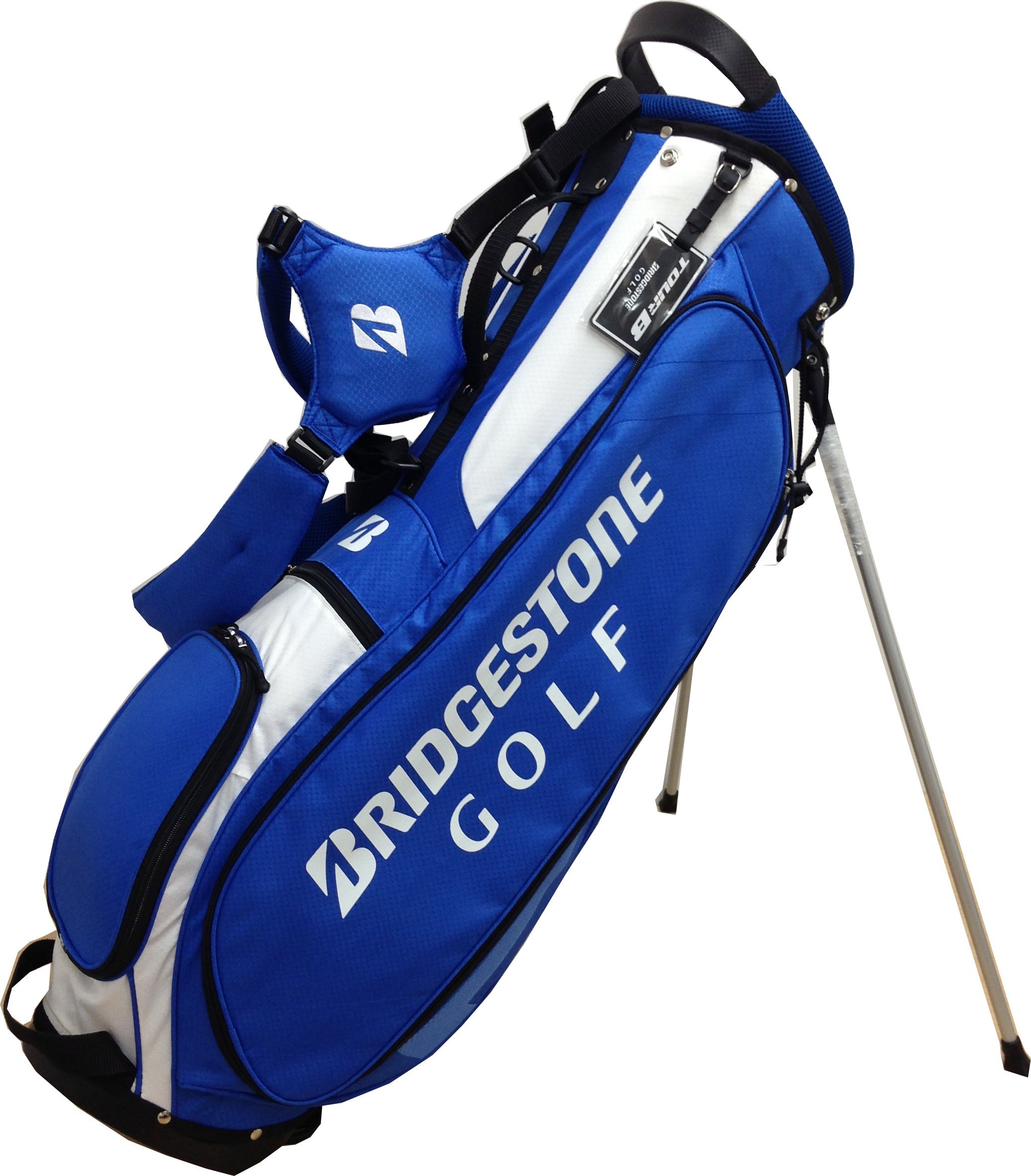 TOUR B ゴルフバッグ・キャディバッグ CBG820. ブラック/ブルー Amazon