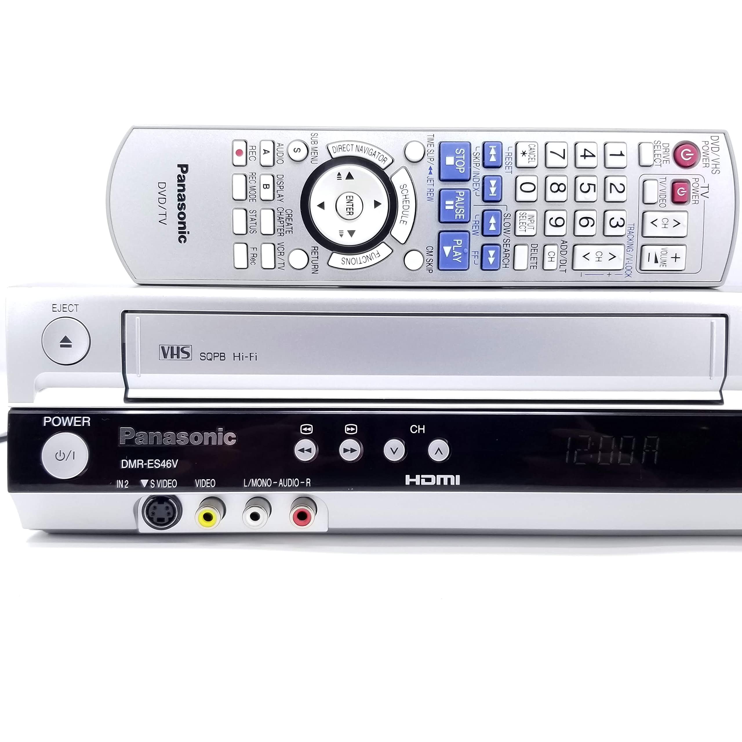 Amazon.com: Panasonic DMR-ES46VS VHS / DVD Recorder Silver