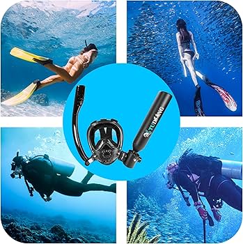 Amazon | TUDIVING-0.5L スキューバダイビングタンクセット、フル