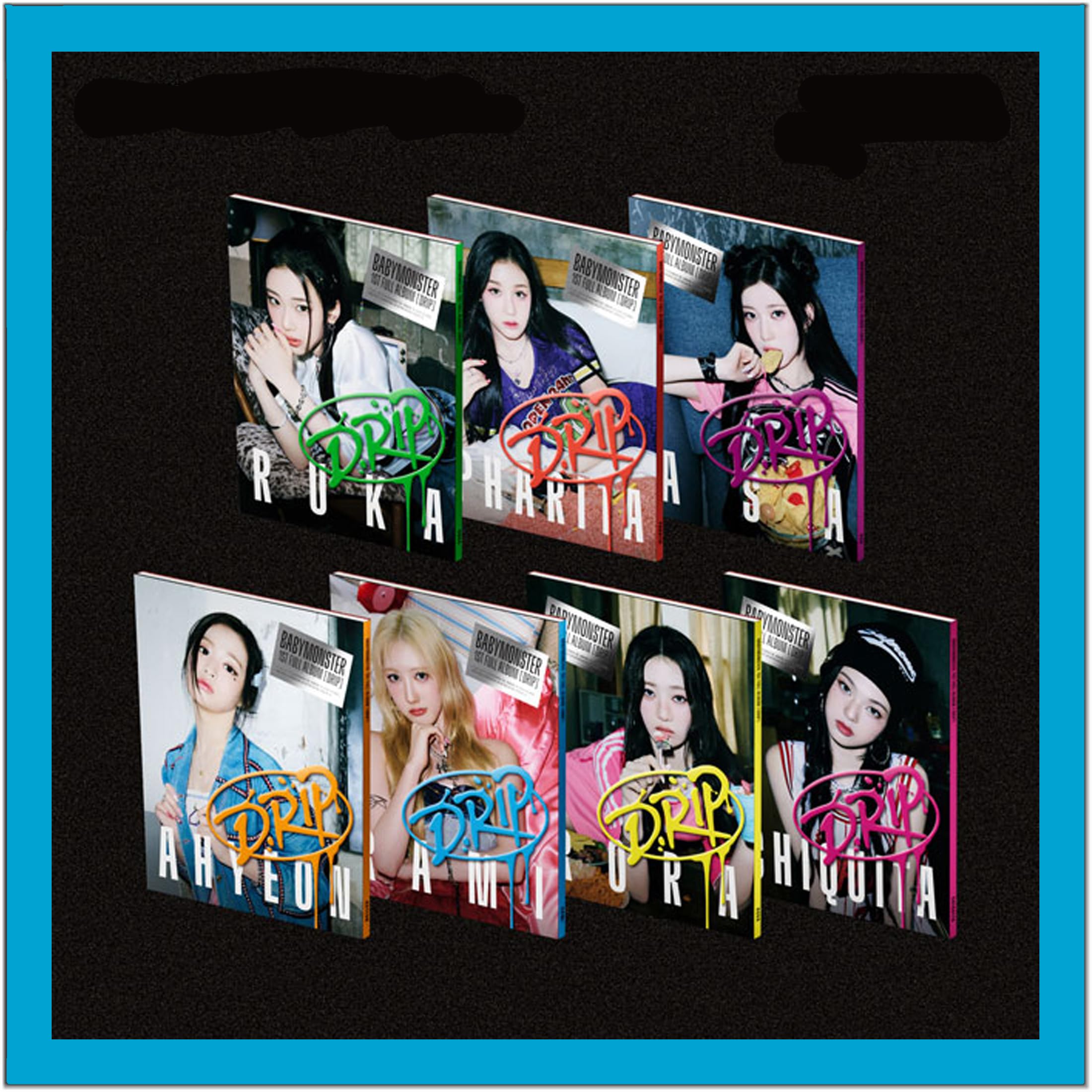 Amazon.com: BABYMONSTER DRIP 1st Full Album (Tag Album - CHIQUITA