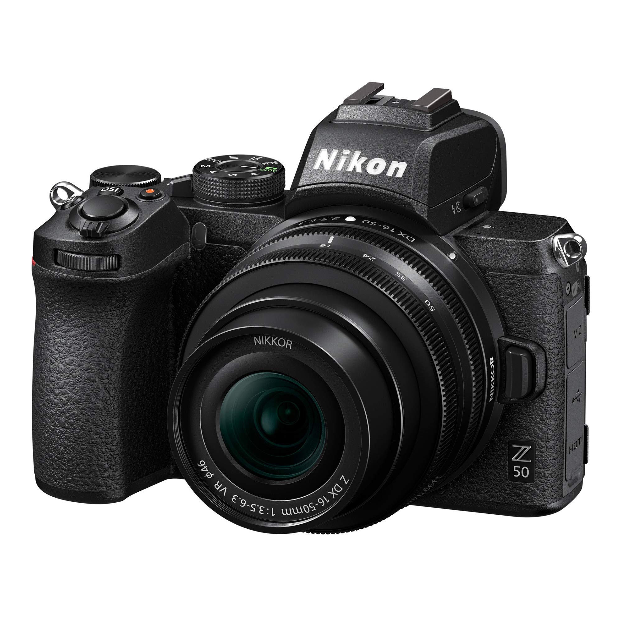 Amazon | Nikon - Z50 Mirrorless 4K Video Camera with NIKKOR Z DX