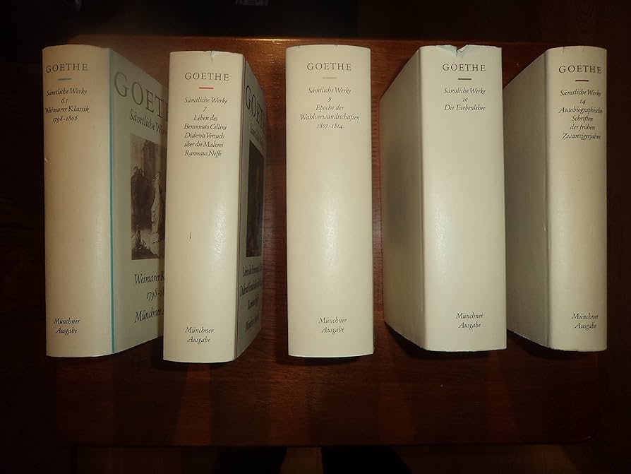 Johann Wolfgang Goethe, Sämtliche Werke nach Epochen seines