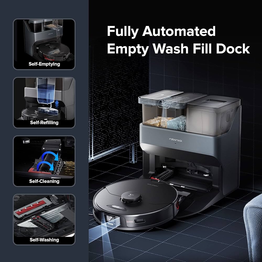 Amazon.com: roborock S7 MaxV Ultra Robot Vacuum and Mop, Auto Mop