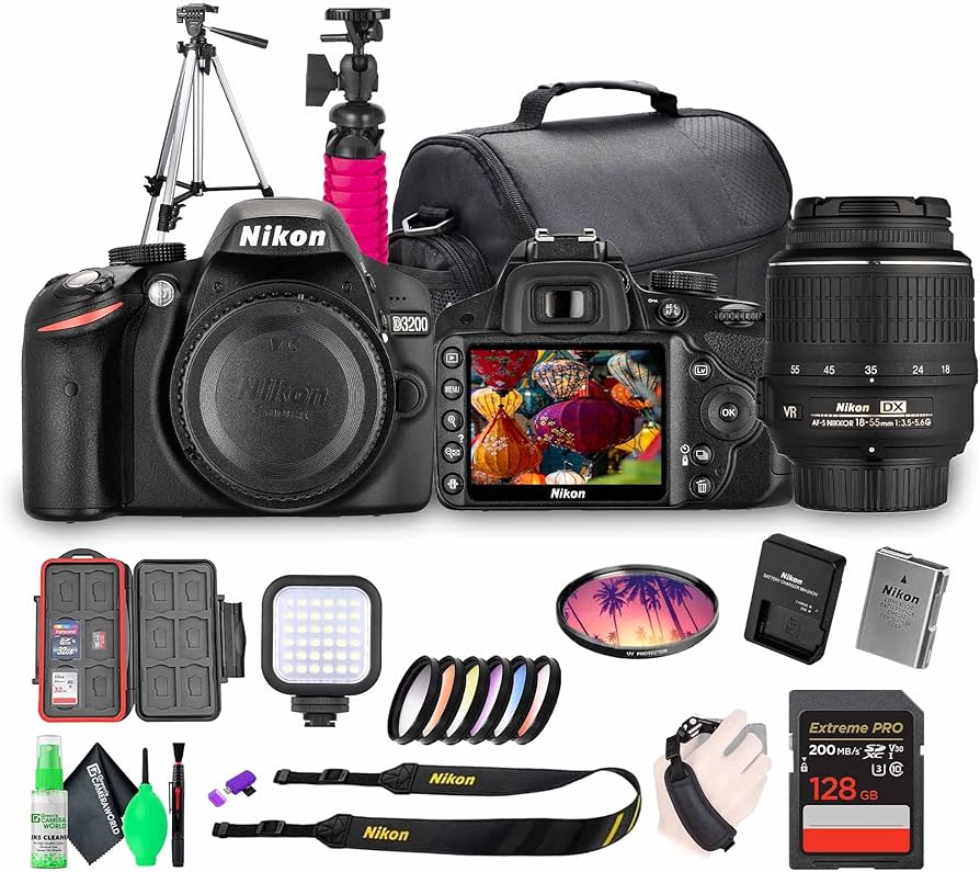Amazon.com : Nikon D3200 24.2MP DSLR Camera Kit with 18-55mm VR