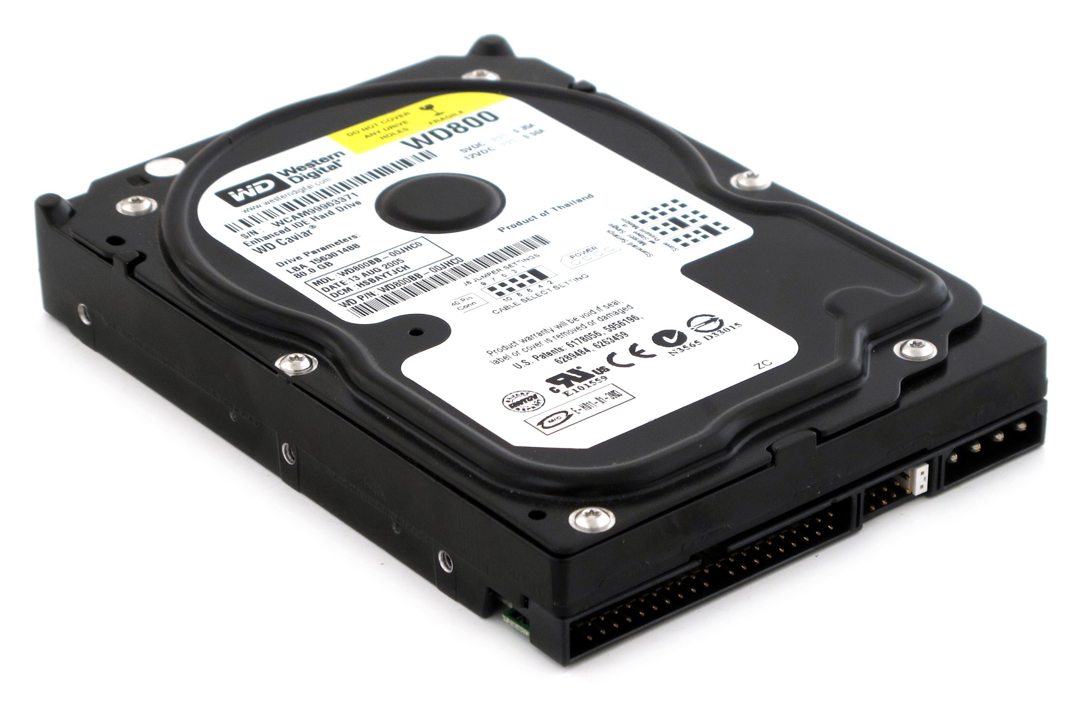 Amazon | Western Digital 80GB ハードドライブ HDD 3.5インチ 7200RPM