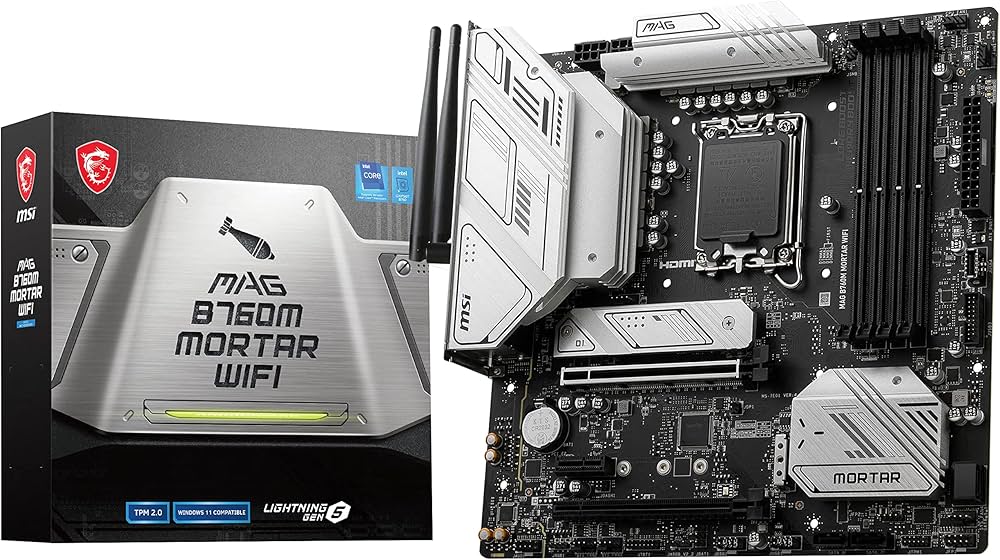 Amazon.co.jp: MSI MAG B760M MORTAR WIFI DDR5 LGA1700/B760チップ