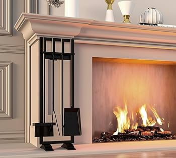 Amazon.co.jp: Fire Beauty 暖炉ツールセット 5ピース 炉端