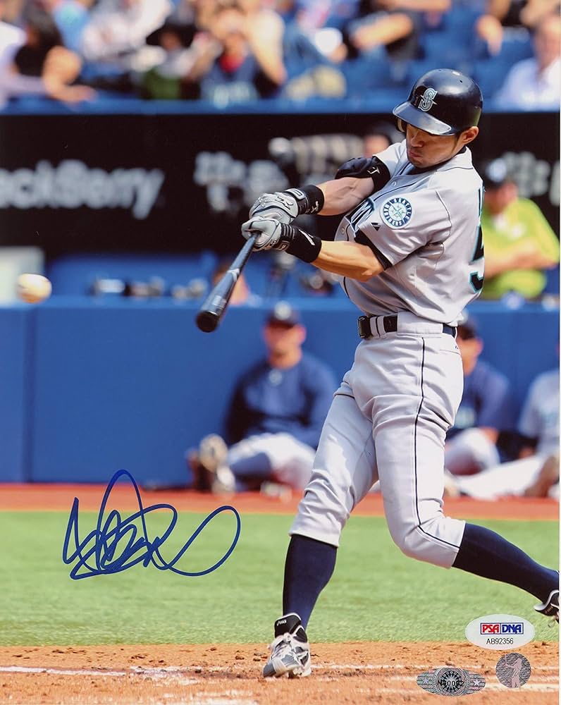 Amazon.co.jp: イチロー 現役時代 直筆 サイン 入り 8×10 ポスター