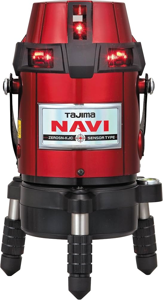 Amazon | タジマ(Tajima) レーザー墨出し器 KJC矩十字&横全周 NAVIゼロ
