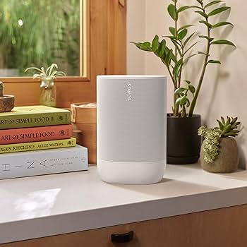 Amazon.com: Sonos Move 2 - White - Wireless Portable Bluetooth