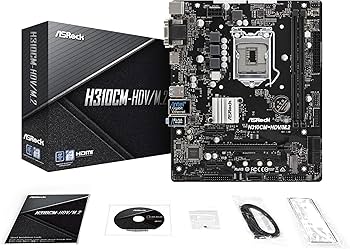 Amazon | ASRock Intel H310チップ搭載 Micro ATX マザーボード H310CM