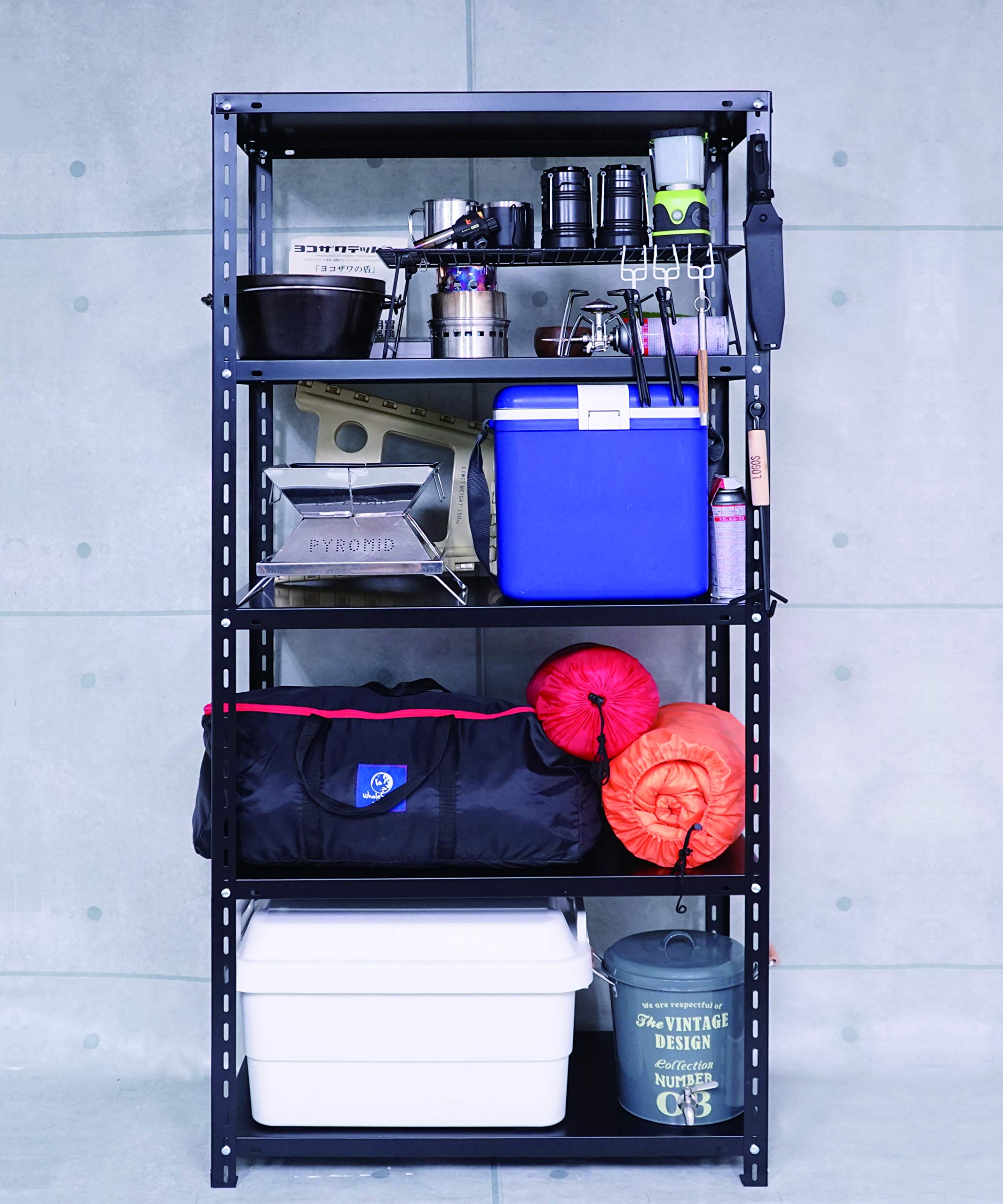 Amazon.co.jp: スチールラックのキタジマ NC-1800 幅180×奥行45×高さ