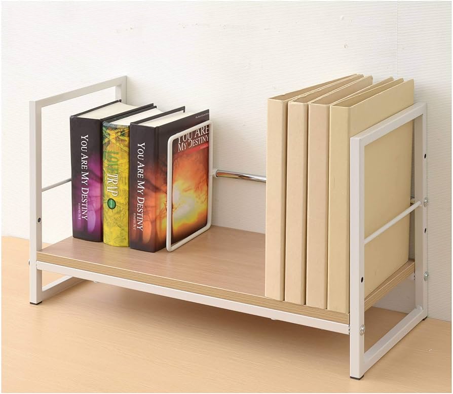 Amazon.co.jp: 山善(YAMAZEN) ブックスタンド (本立て) 卓上 仕切り2枚