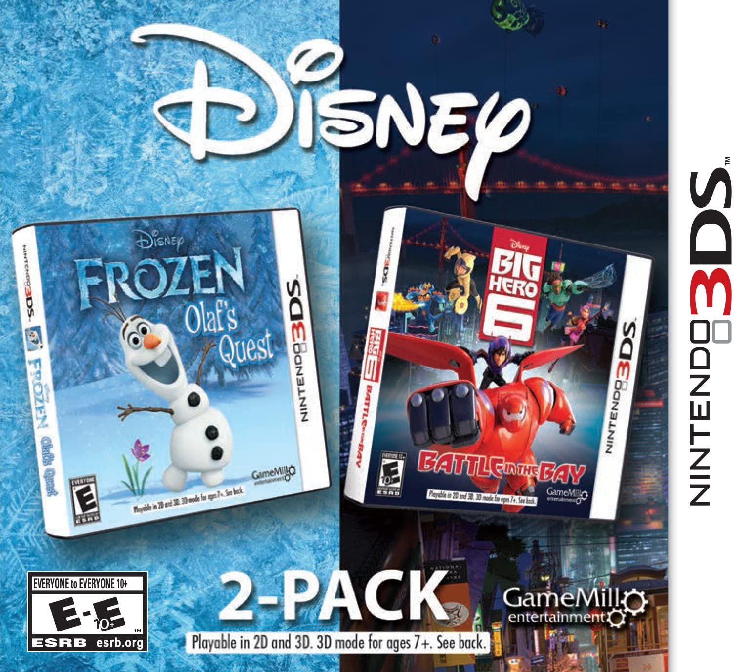 Amazon.com: Disney Frozen & Big Hero 6 2 Pack - Nintendo 3DS