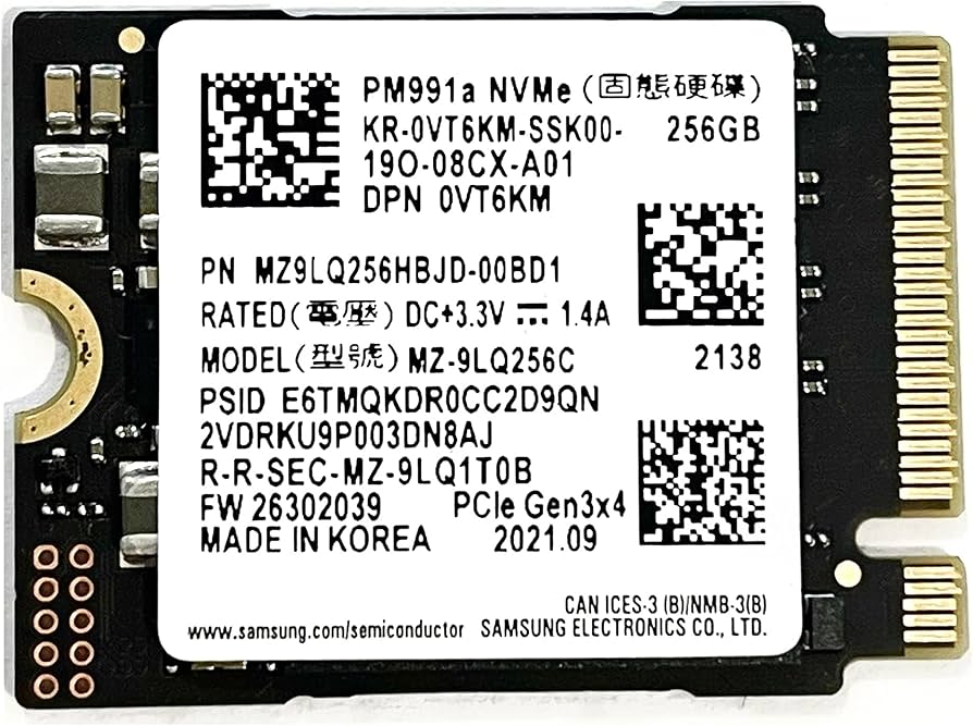 Amazon.com: OEM Samsung 256GB M.2 PCI-e NVME SSD Internal Solid