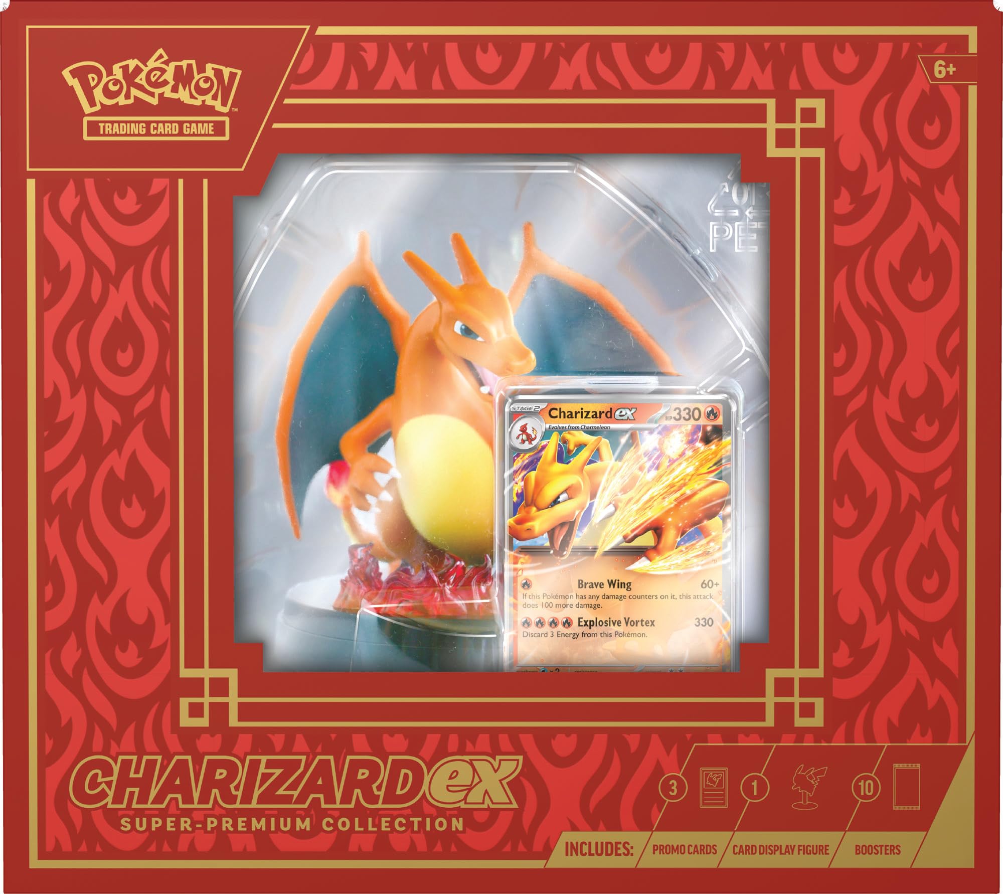 Amazon.com: Pokemon TCG Charizard ex Super Premium Collection