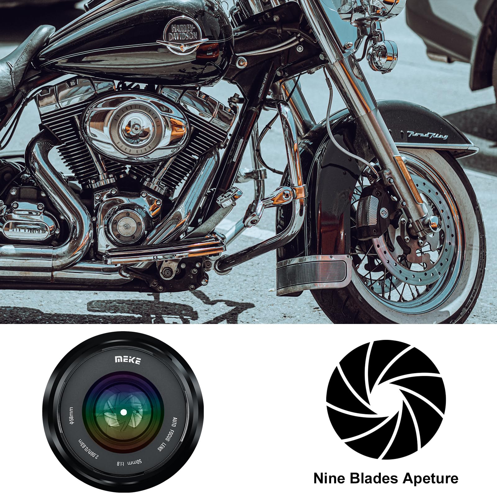 Amazon.co.jp: Meike 50mm F1.8 フルフレーム AF STM(A ステッピング