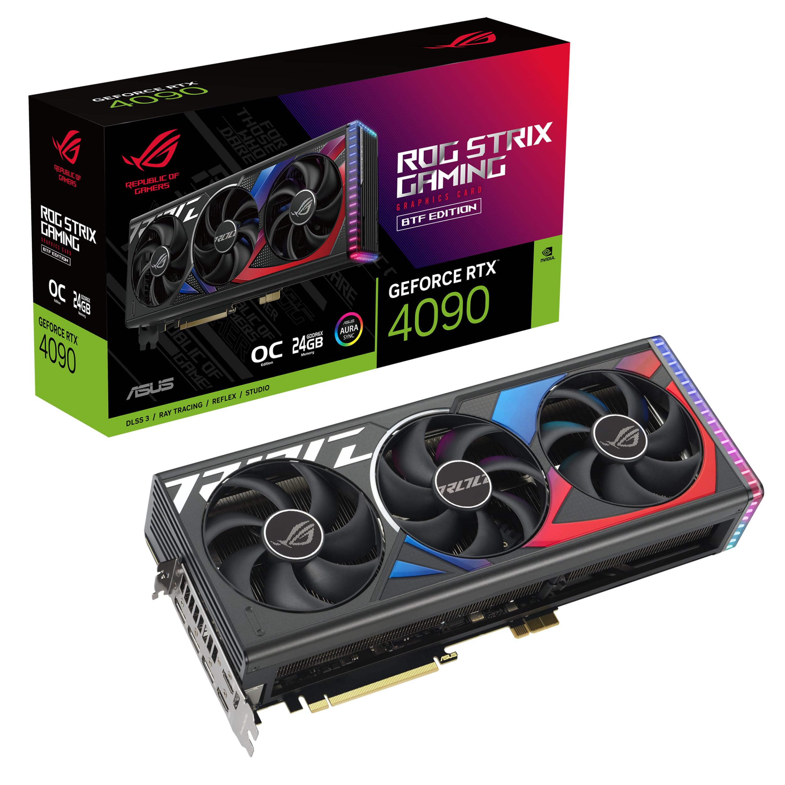Amazon.com: ASUS ROG Strix GeForce RTX™ 4090 BTF OC Edition Gaming