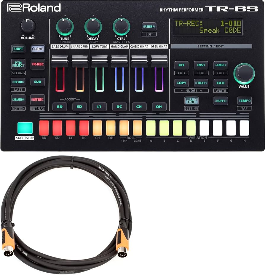 Amazon.com: Roland TR-6S Rhythm Performer Compact Drum Machine