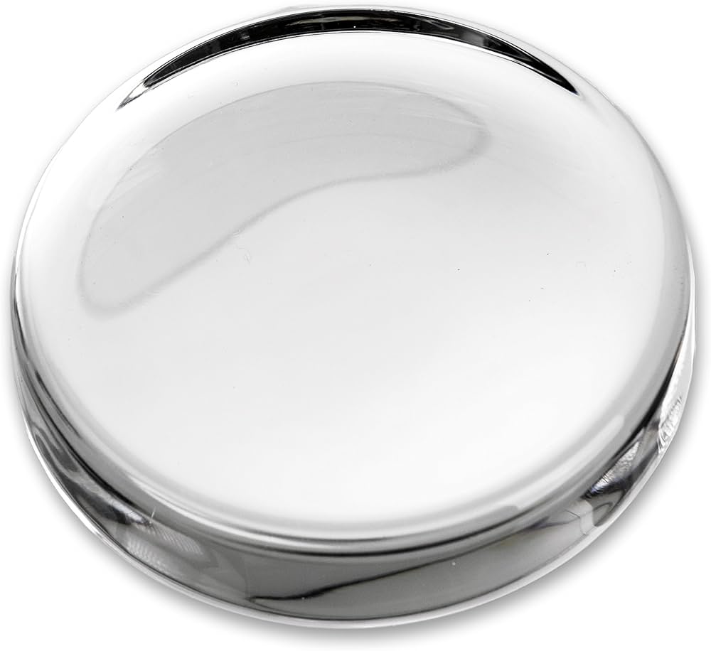 Amazon | アデリア 文鎮 ペーパーウェイト クリスタル クリア 丸 (大