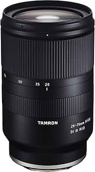 Amazon.co.jp: タムロン（TAMRON） 28-75mm F/2.8 Di III RXD ソニーE