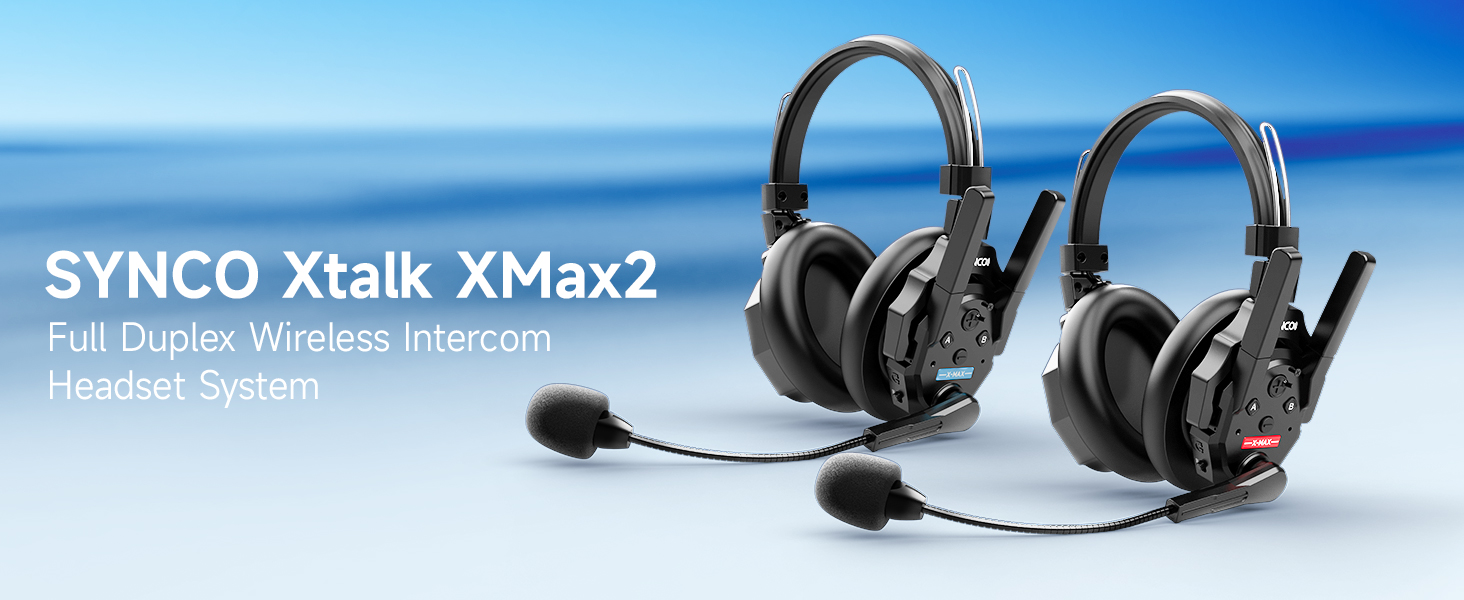 Amazon.co.jp: SYNCO XTALK XMAX2 ワイヤレスインカムヘッドセット