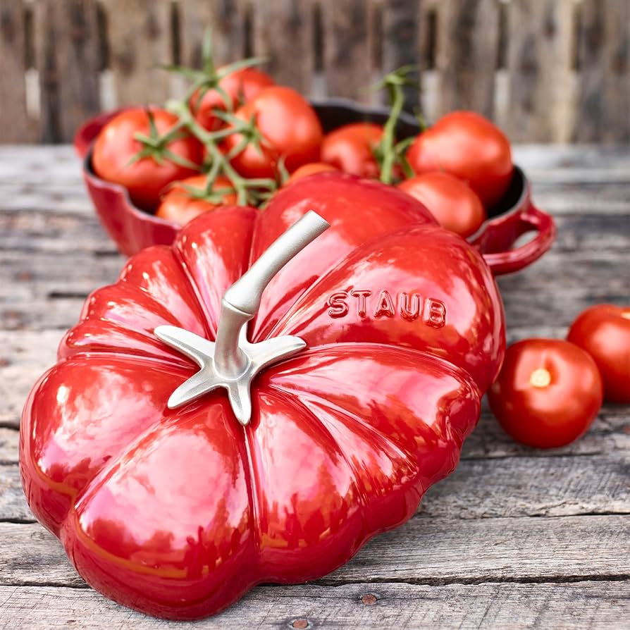 Amazon.co.jp: staub ストウブ 「 トマト ココット チェリー 25cm