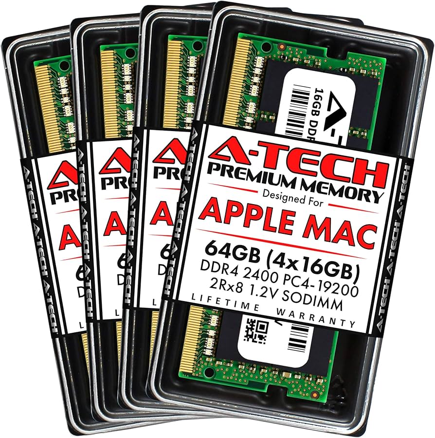 A-Tech Components 64GB (4x16GB) RAM for Apple iMac 2017 27 inch