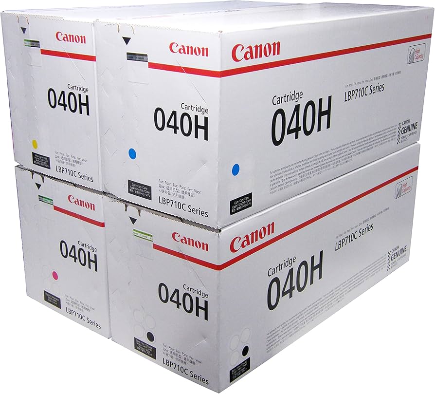 Amazon.co.jp: CANON トナーカートリッジ040H 4色セット 純正品