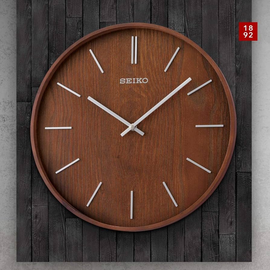 Amazon.com: Seiko Maddox Wall Clock : Home & Kitchen