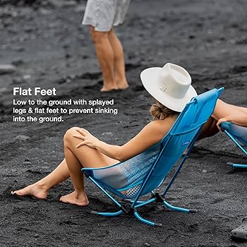 Helinox Beach Chair Lightweight, Lower-Profile, Compact