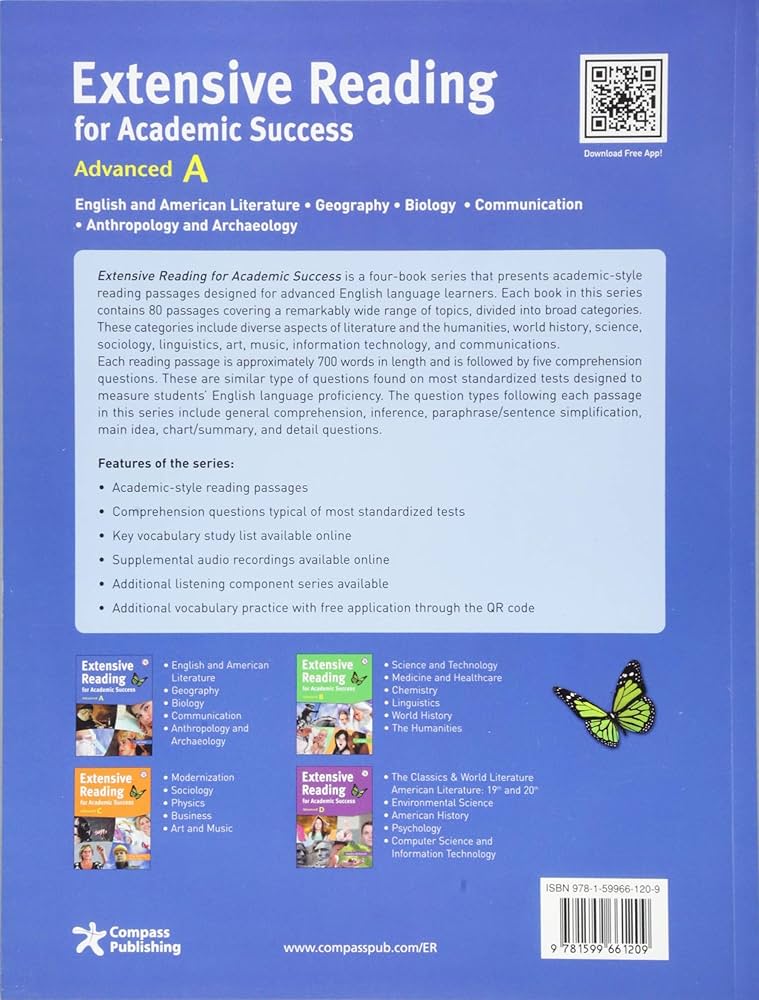 Extensive Reading for Academic Success, Advanced A (University