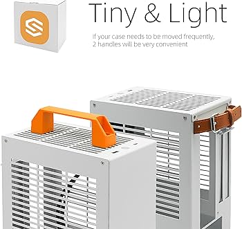 Amazon | SGPC ITX Miniケース - K39 (スチール) / ハンドル2つ付き